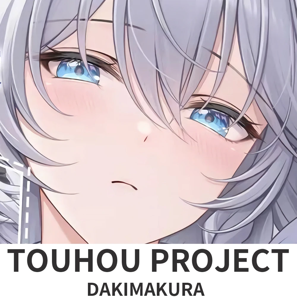 Touhou Project Dakimakura وسادة حالة العناق.. أنيمي Izayoi Sakuya وسادة غطاء الوسادة