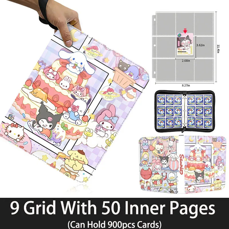 sanrio trading card binder Hello Kitty & Friends Premium Collection Each sheet holds 8 cards front and back. Sanrio Hello Kitty Card Album