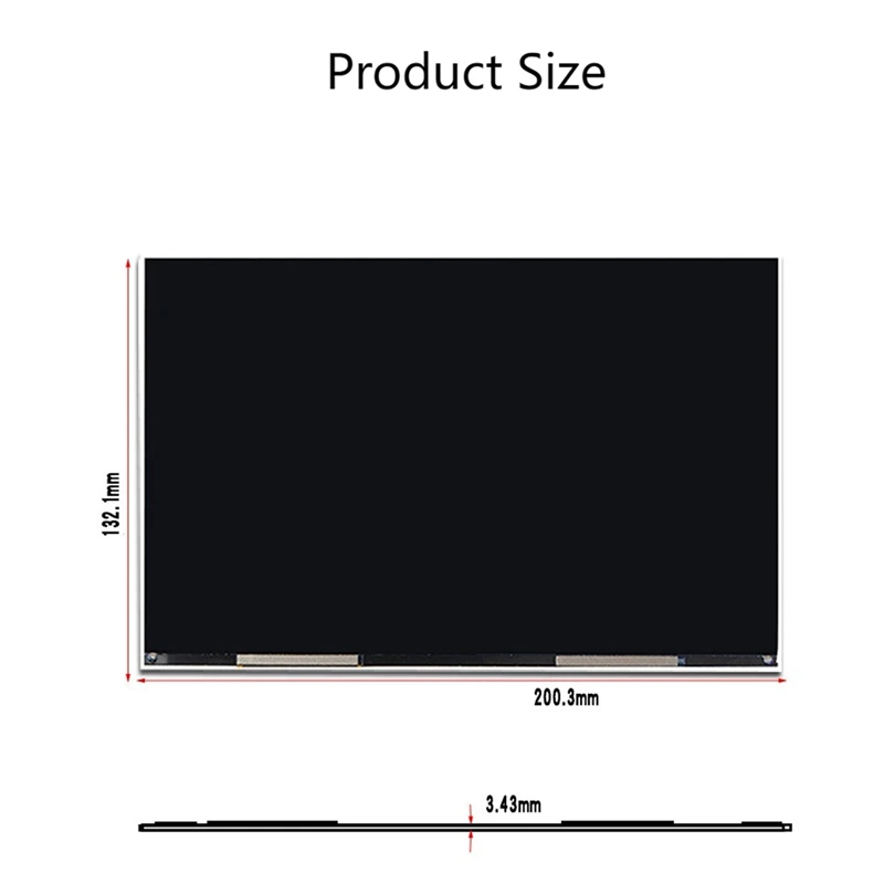 หน้าจอ LCD ความละเอียด2560X1600 8.9นิ้ว TFTMD089030สำหรับเครื่องพิมพ์ uniz Slash c/uniz Slash 2 3D