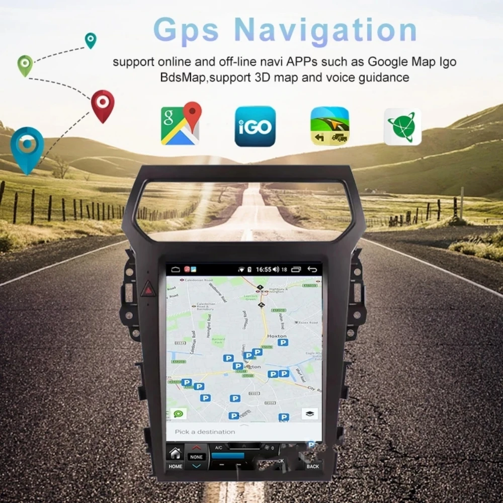 

Android 13 Car Radio For Ford Explorer 2011-2019 Multimedia Player Auto GPS Navigation Stereo Wireless Carplay Unit