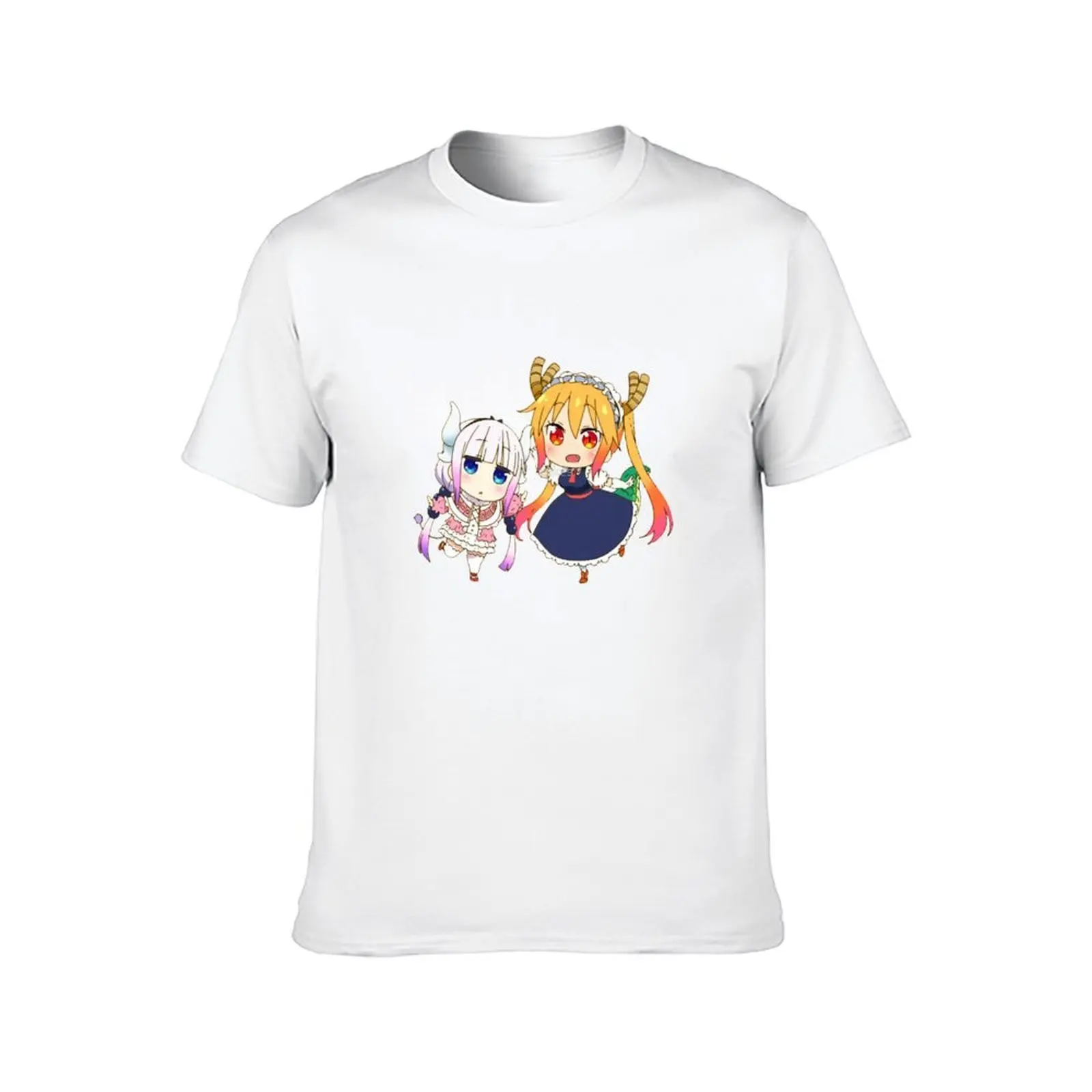 Kanna and Tohru - Miss Kobayashi&39;s Dragon Maid T-Shirt t shirts for man cotton t shirts for man pack white T-Shirt