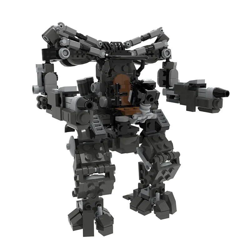 

MOC Hackers Empires APU The Matrixeds Mecha Robot Building Blocks Kit Black Machine Warriors Movie DIY Brick Toy Kids Gift
