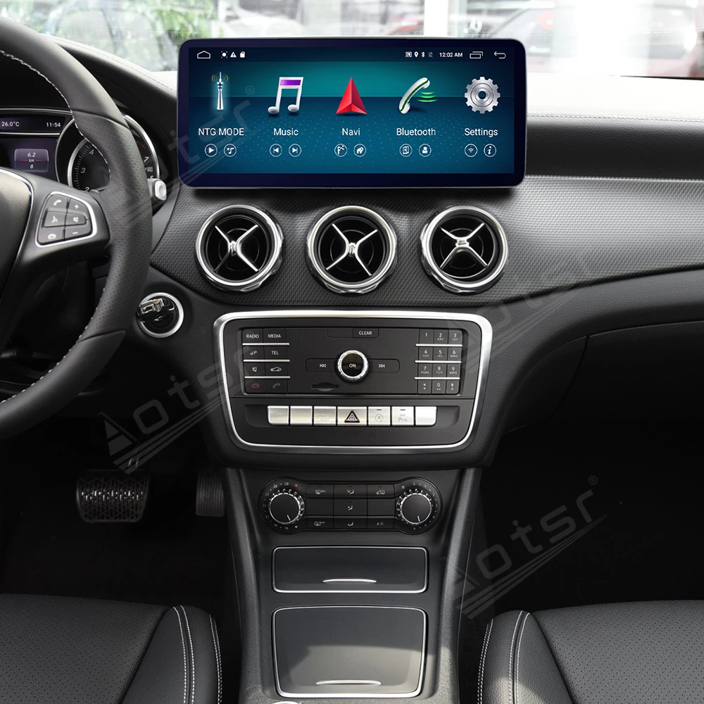 For Mercedes-Benz GLA A CLA 2015-2018 Thin Screen 5.0 System Navigation 12.3'' Android 13 Car Radio Carplay Hicar 2400*900 Tools