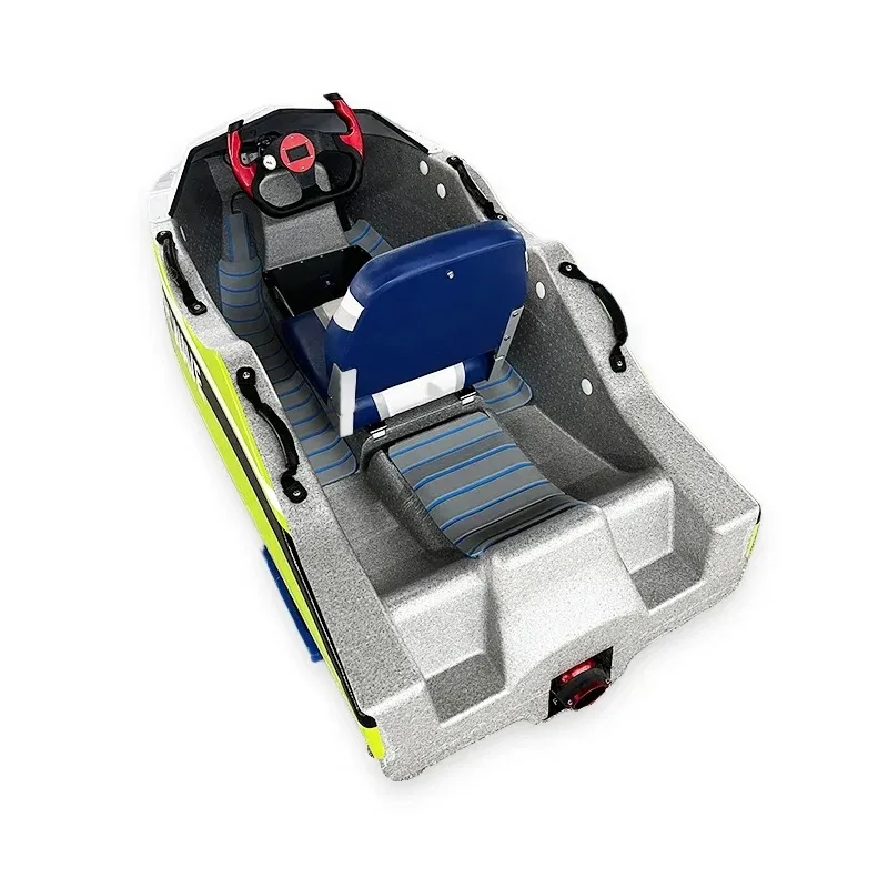 Sport acquatici oceanici economici di alta qualità Epp 52kw / h 15kw 72v Piccola barca a reazione per adulti Go Kart elettrica Mini Rush Wave Boat