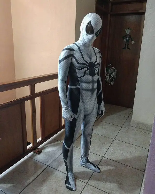 Halloween Volwassenen Kids Toekomst Foundation Kostuum 3D Print Pak Zentai Bodysuit Man Spiderman Superheld Cosplay Jumpsuit