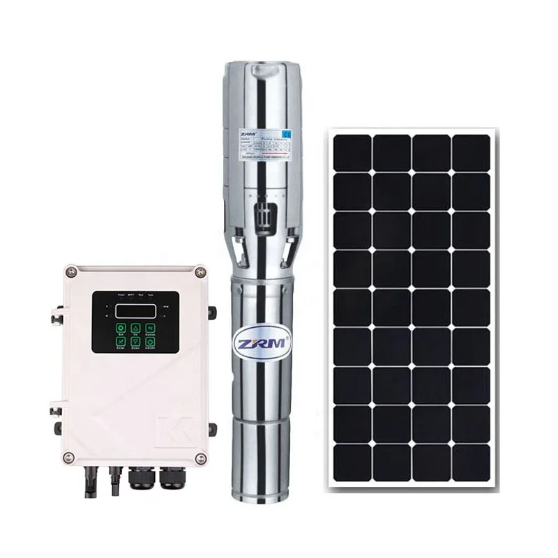 

6Inch 110V High Pressure Stainless Steel Impeller Submersible DC Solar Deep Well Borehole Water Pump Price