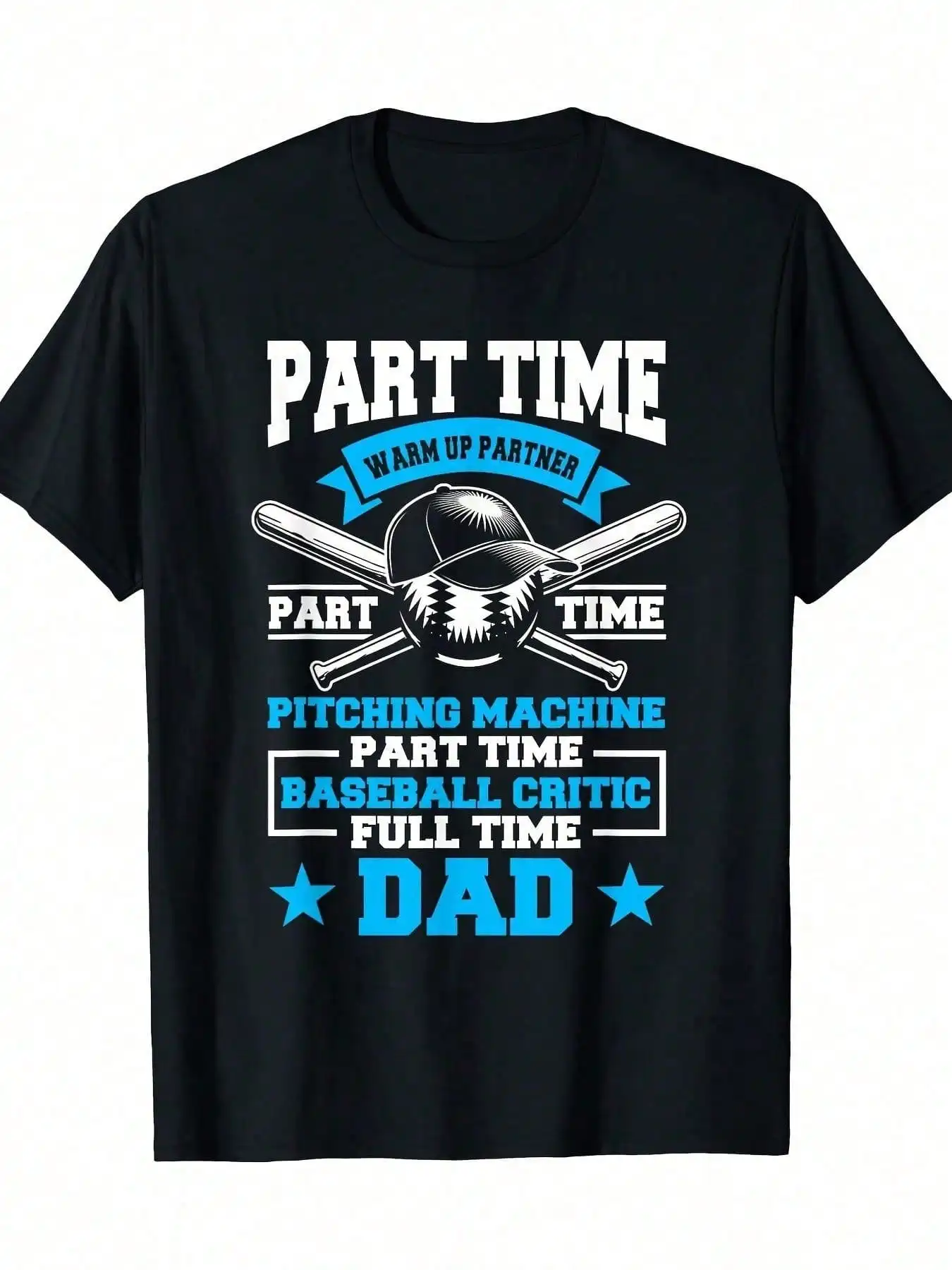 

[Cotton Fielder Baseman T-Shirt] Baseball Player Fielder Baseman Team Sport Dad Father's Day T-Shirt-100% Cotton-220g