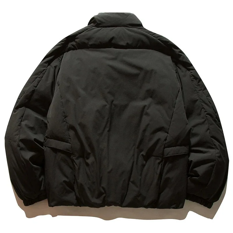 الرجال الشتاء أسفل السترات 80% الأبيض بطة سترات معاطف الوقوف طوق المتضخم مبطن البخاخ الستر رشاقته الدافئة فقاعة معطف