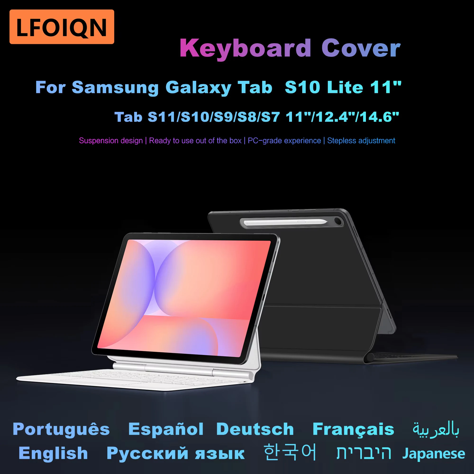 Tablet Keyboard Case - LFOIQN Keyboard Cover For Samsung Galaxy