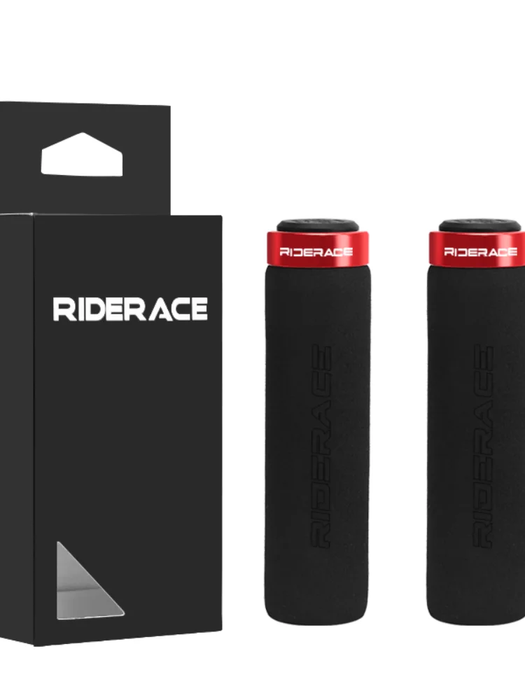 AliExpress riderace RIDERACE Bicycle Handlebar Grips Soft Sponge Anti-skid Shock-absorbing For MTB Mountain Bike Handle Bar Grip Cycling Accessories