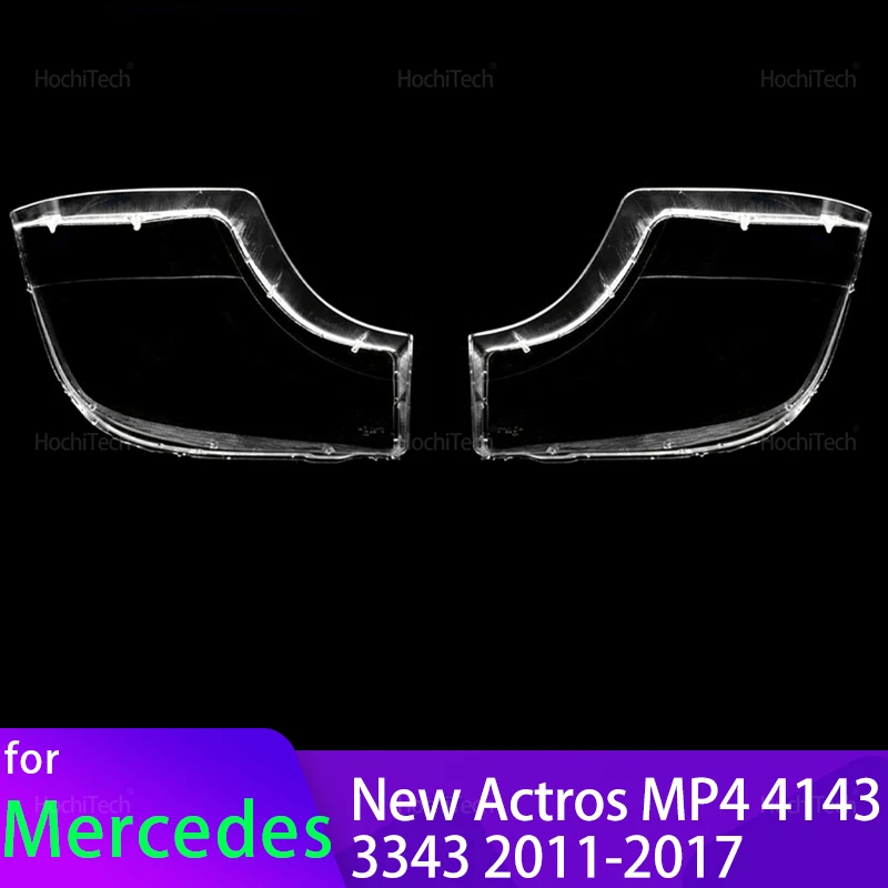 

For Mercedes-Benz Actros New Actros MP4 4143 3343 4th 2011-2017 Transparent Housing Front Headlights Lens Shell Glass Lampcover