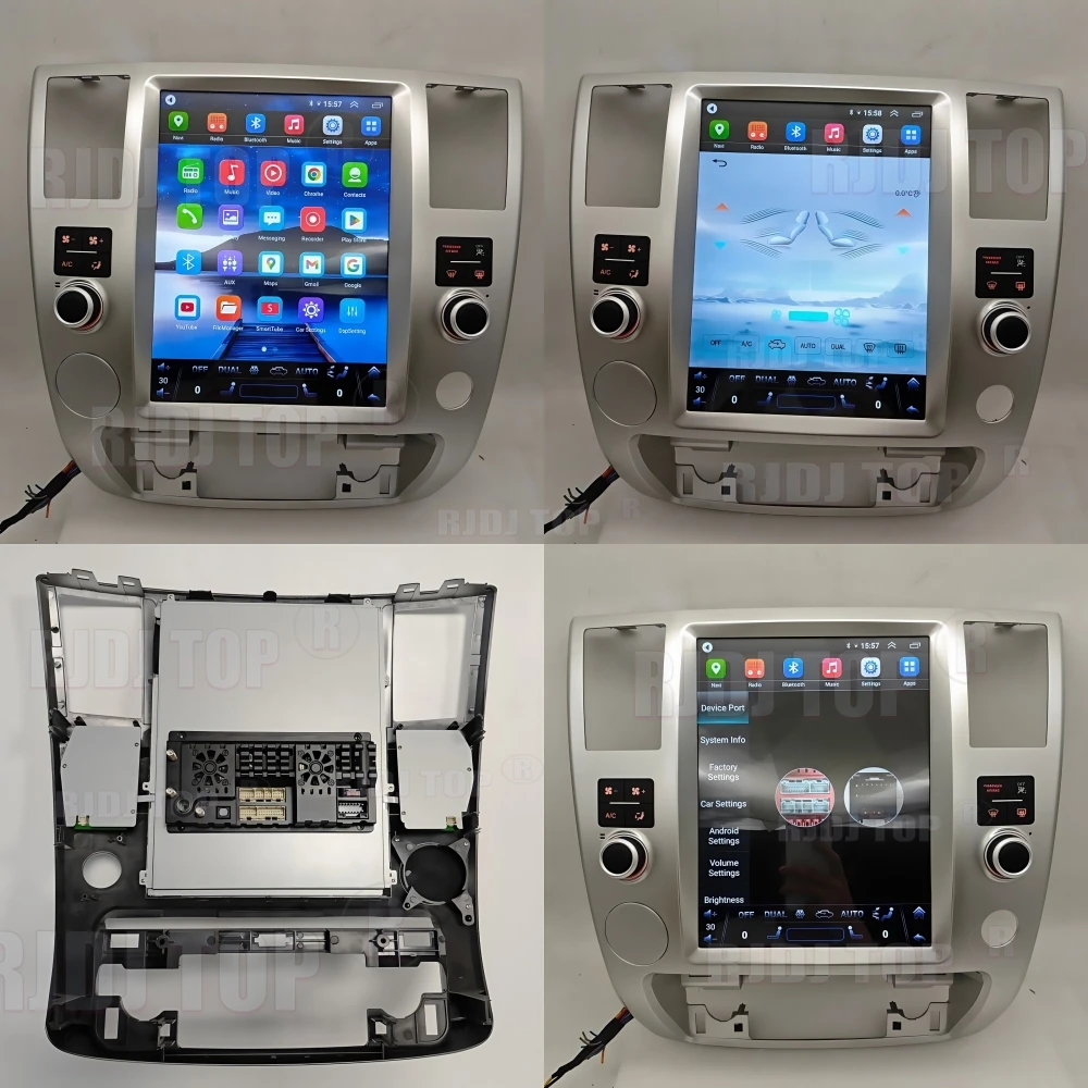 Android 14 Unit Car Radio Audio For Infiniti QX56 Nissan Armada 2008-2011 Tesla Screen Multimedia Player GPS Navigation Carplay