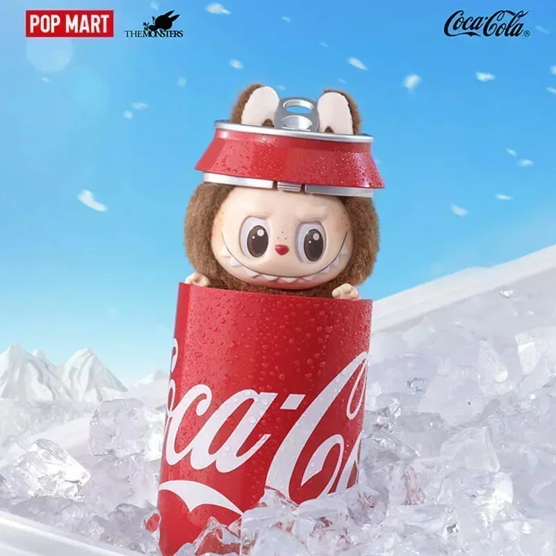 POP MART LABUBU THE MONSTERS COCA-COLA Serie Vinyl Figuur Echte Blind Box Guess Bag Speelgoed Pop Anime Figuur Bureaudecoratie