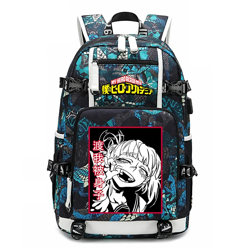 Mochila escolar de Anime My Hero Academia para estudiantes, mochila de gran capacidad para jóvenes, bolsa de viaje al aire libre, regalo de regreso