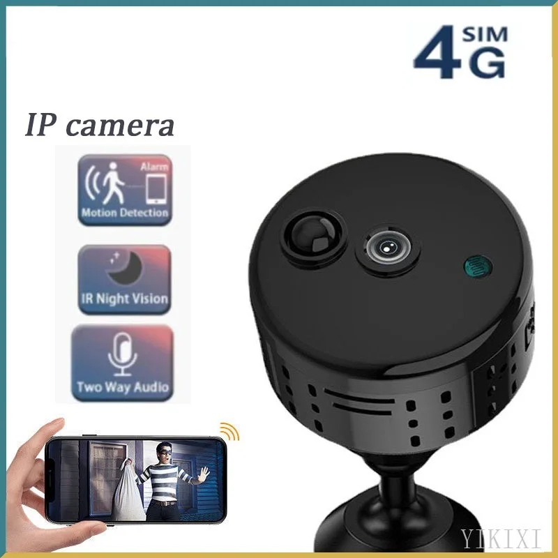 Go! 1400mAh Rechargeable Battery IR Night Vision Camera 2MP 4G SIM Card Mini Surveillance Camera CCTV PIR Motion Security Mini