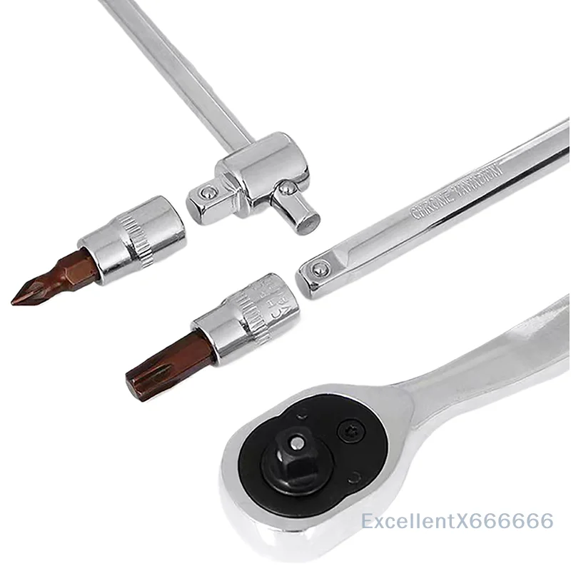 5-teiliger 1/4-Zoll-Antriebssockelkopf, Torx T15 T20 T25 T30 T40 Schraubendreher Handwerkzeuge