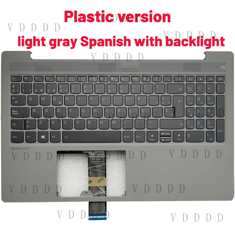 L... Spanish Keyboard FOR Lenovo Ideapad 5 15IIL05 15ARE05 15ITL05 15ALC05 Palmrest Case