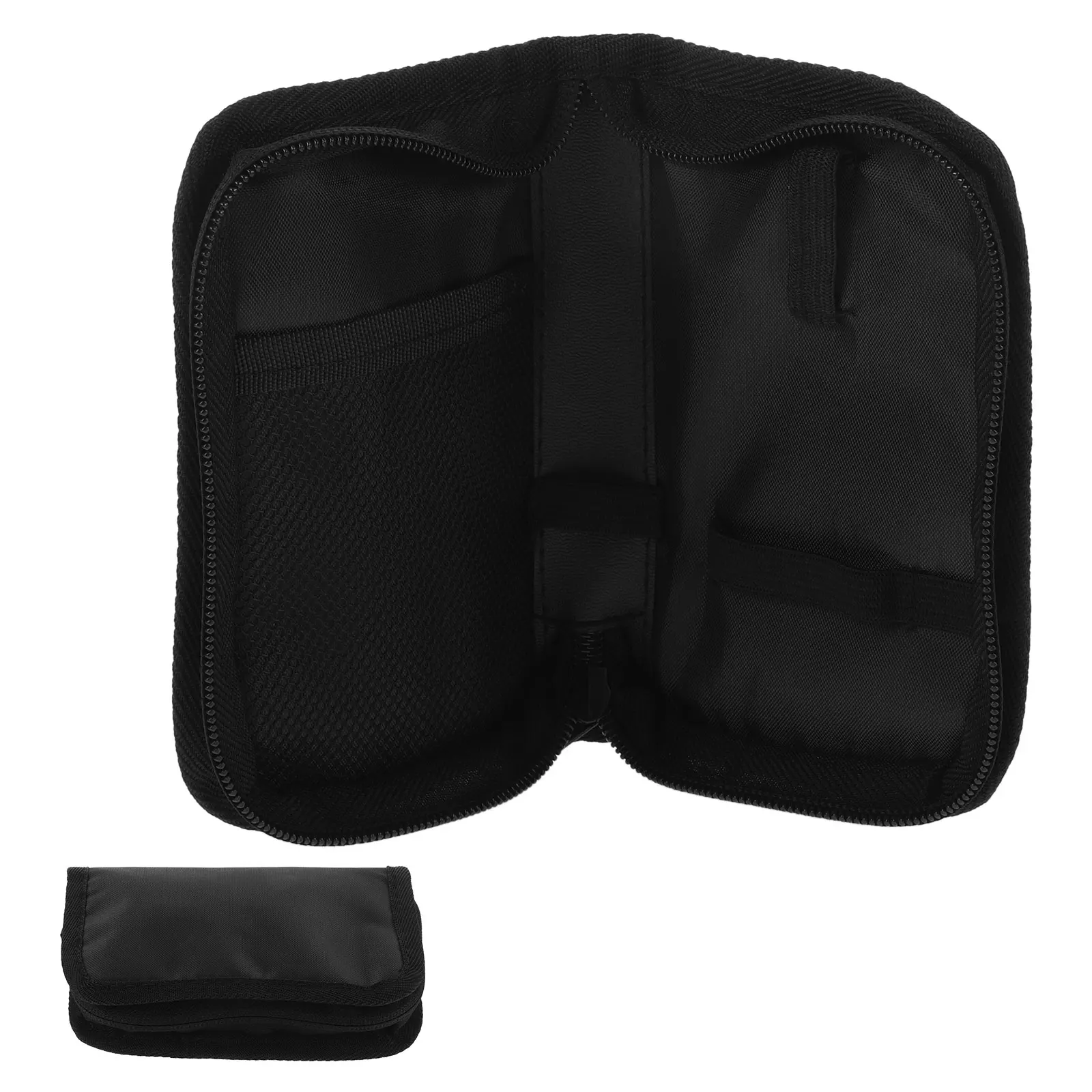 1pc Portable Glucose Monitor Storage Pouch Storage Case Glucometer Carrier Bag Carrying Case Organizer