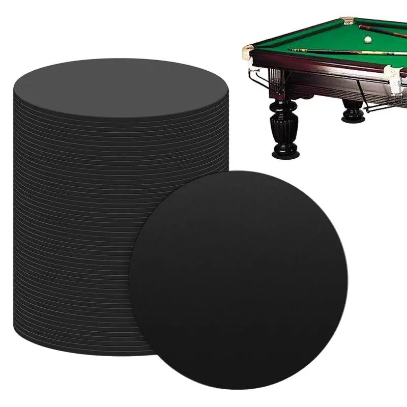 

Pool Table Leg Shims 50X Billiard Pool Table Leg Rubber Shims 3 Inches Diameter Floor Protection Stable Furniture Support Anti
