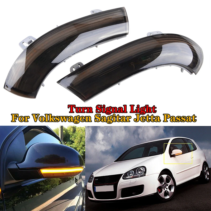 Car Side Mirror Signal Blinker Turn Signal Light Fit For VW Golf 5 MK5 GTI Passat B5.5 B6 Jetta Flashing Light