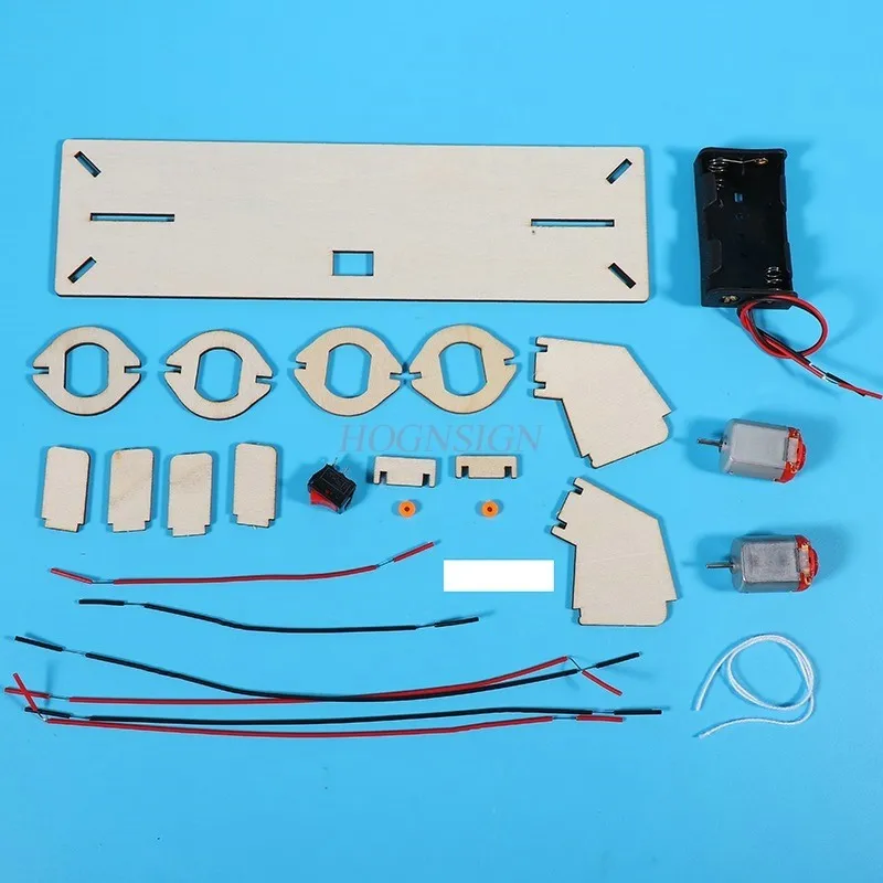 1set Technology small production standing wave experiment children's handmade assembly toy experimental material package