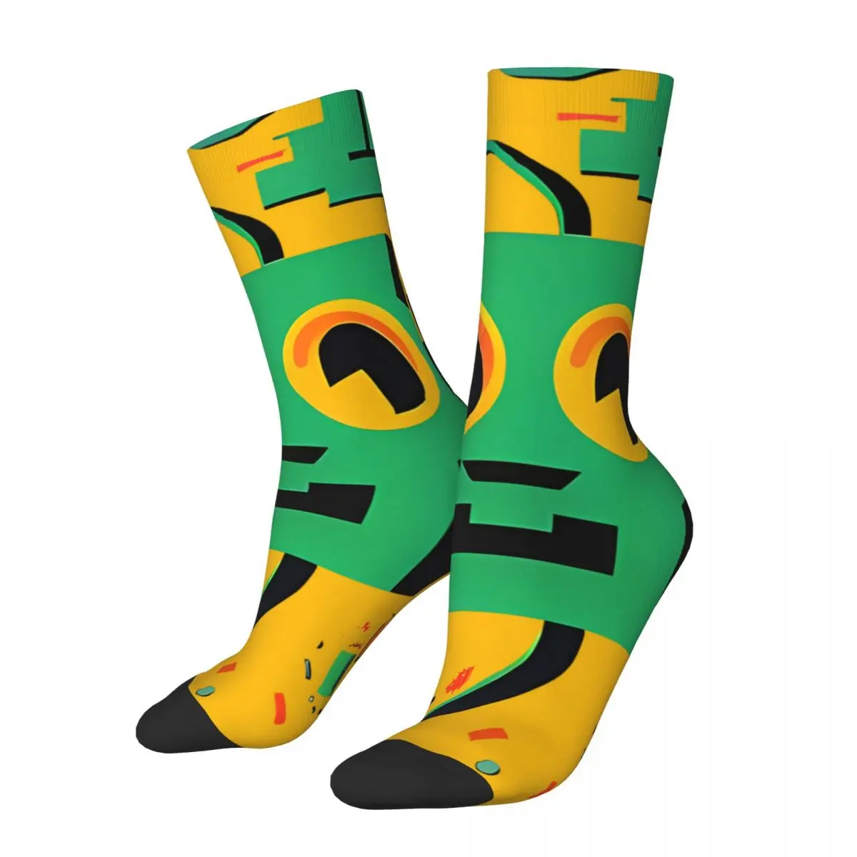 Retro Y2K Nostalgia Men's Socks BACK TO THE 90S Unisex Novelty Seamless Printed Funny Crew Sock Gift