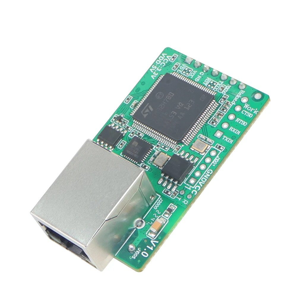 Peningkatan Seri USR-TCP232-E2 Pin Seri UART TTL Ke Modul LAN Modul Konverter Jaringan Ethernet Port Seri Ganda Q00226