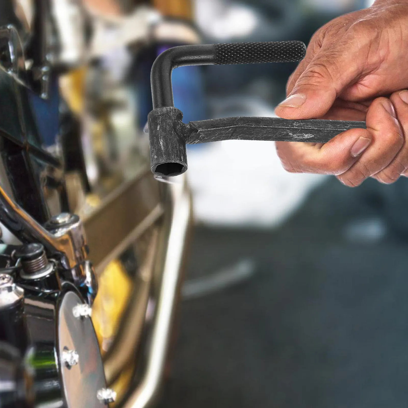 

Motorcycle Valve Adjustment Wrench for Engine Valve Screw Tuning Maintenance Compatible with Honda