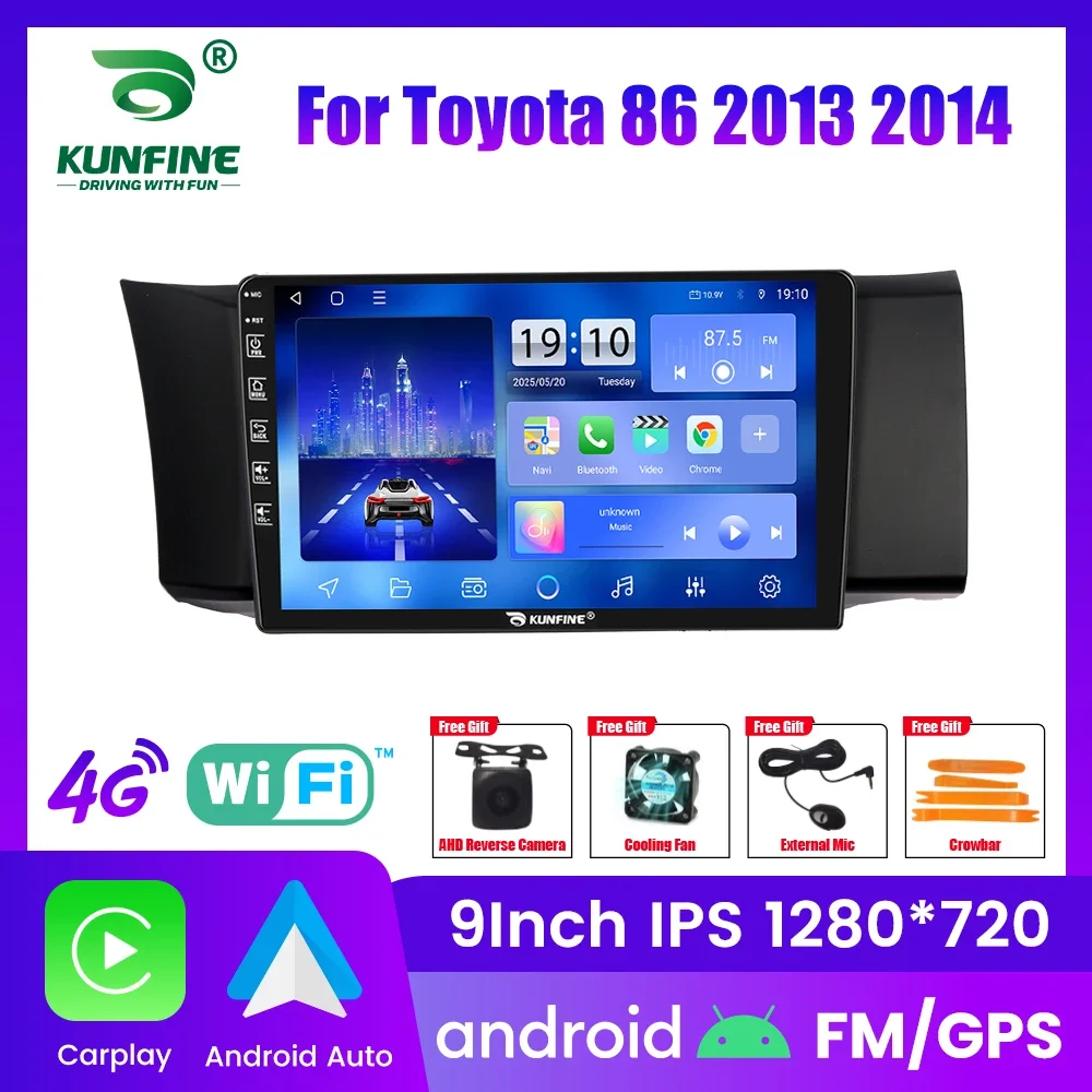 

Автомагнитола Android для Toyota 86 2013-2014, 2DIN, 8-ядерный процессор, GPS-навигация, IPS-экран, поддержка CarPlay и Android Auto