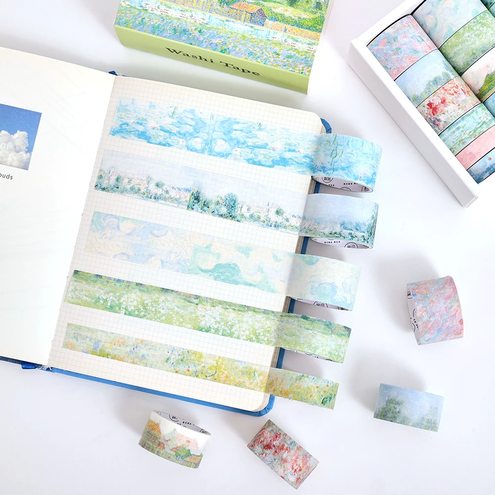 20 لفات خمر حديقة اشي الشريط مجموعة 5 عرض 2 متر طويلة اللوحة اخفاء أشرطة للمجلات المخططين لوازم مكتبية #5