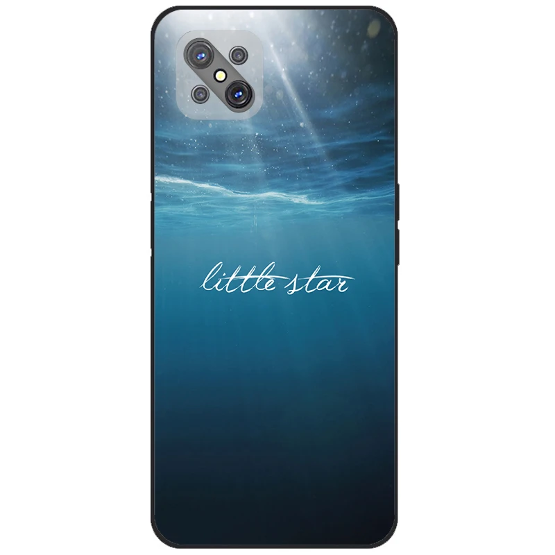 For OPPO Reno 4Z 5G Case Reno4Z Silicone TPU Bumper Soft Phone Cover For OPPO Reno 4 Z 5G Cases Cartoon fundas Reno4 Z 5G Coques