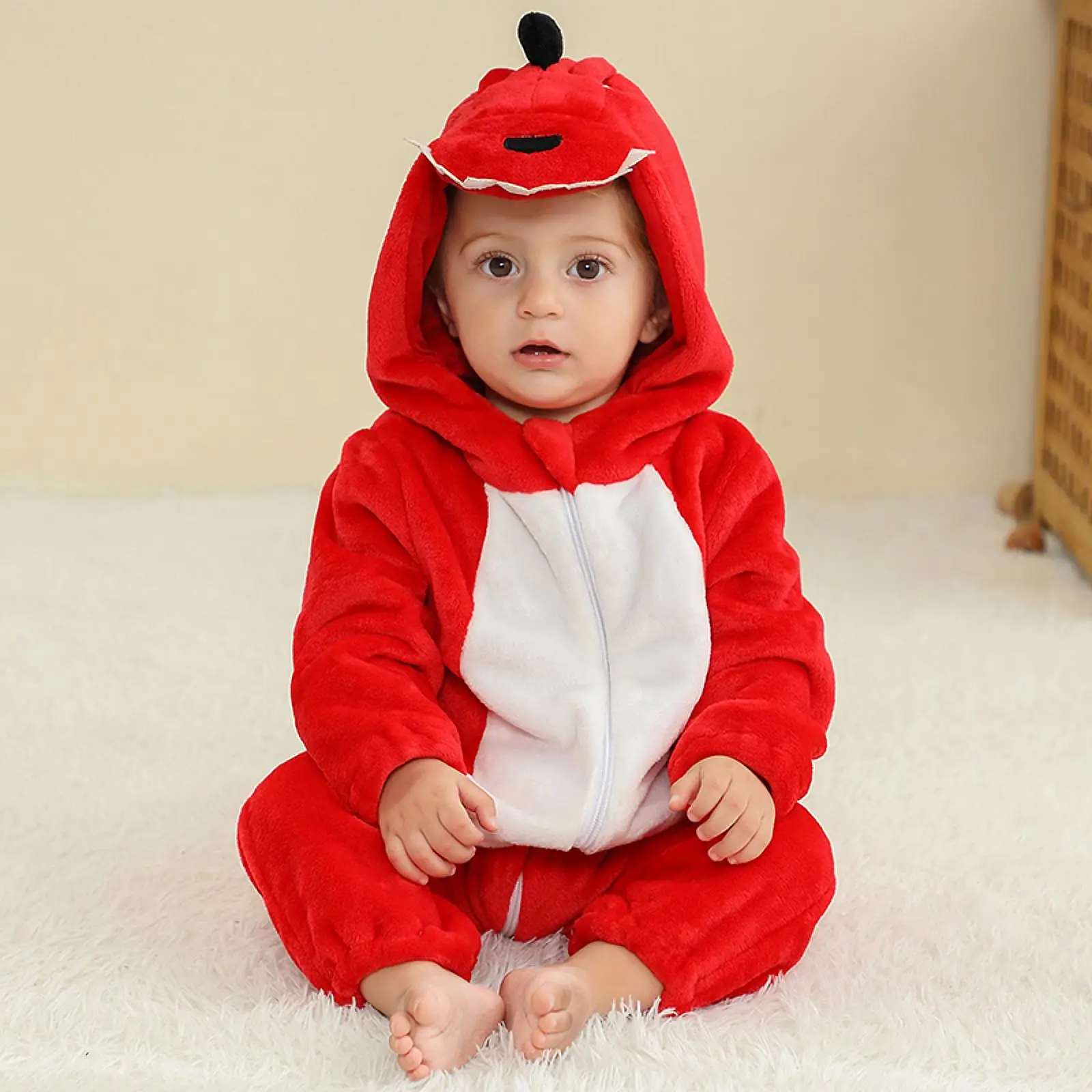 Baby Outerwear Clothes Jacket Dress up Jumpsuit Long Sleeve Halloween Coverall for Infants Halloween Holiday Sleeping Casual