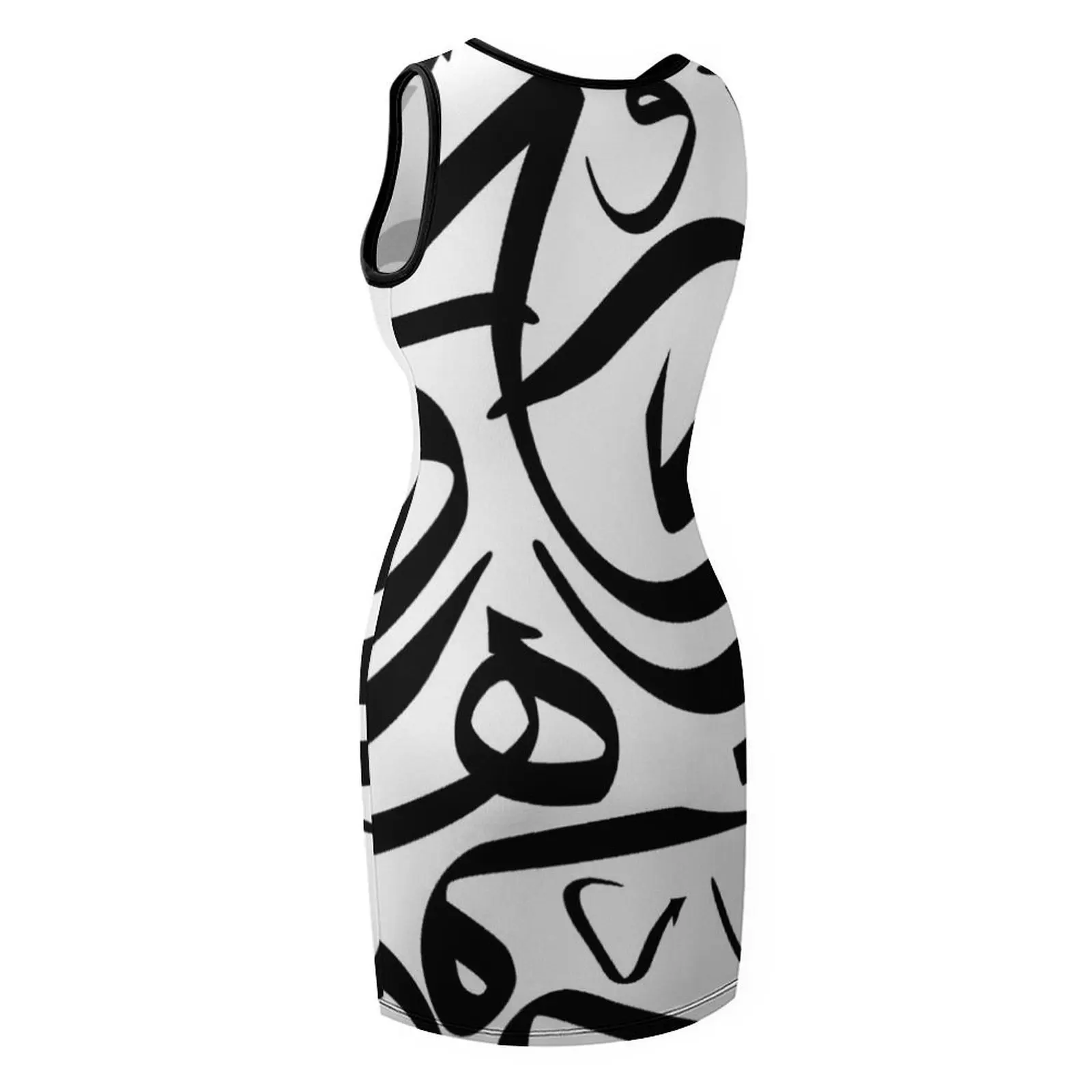 T-shirts à motif de calligraphie arabe, robe d'été sans manches, robes de soirée pour femmes, robes de mariée pour femmes, 2025