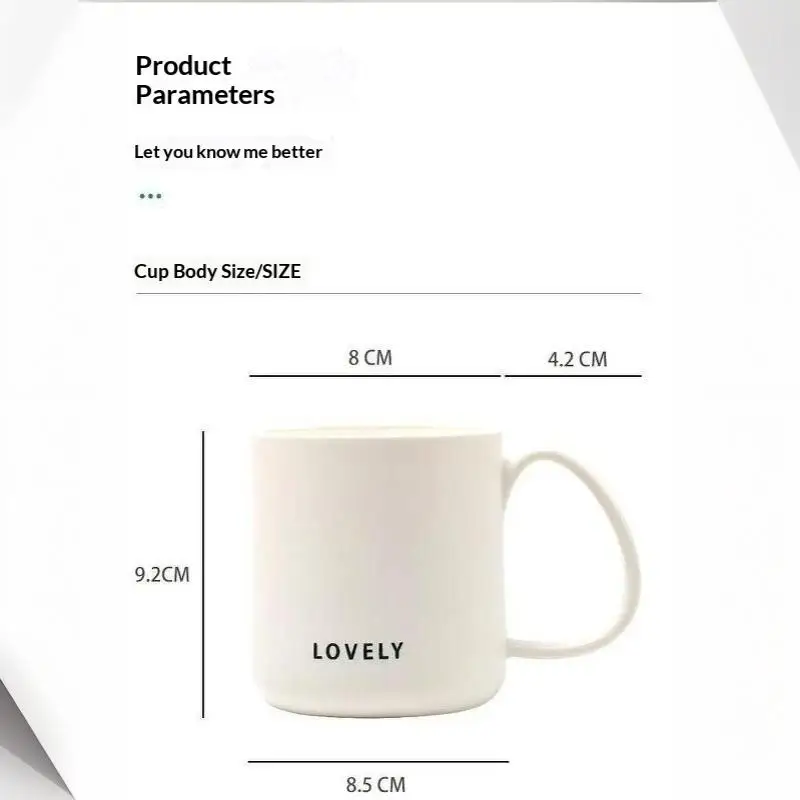 Minimalist Lovely Mouth Rinsing Cup BPA Free Plastic Smooth Handle Portable Drinkware for Bathroom Travel Daily Use