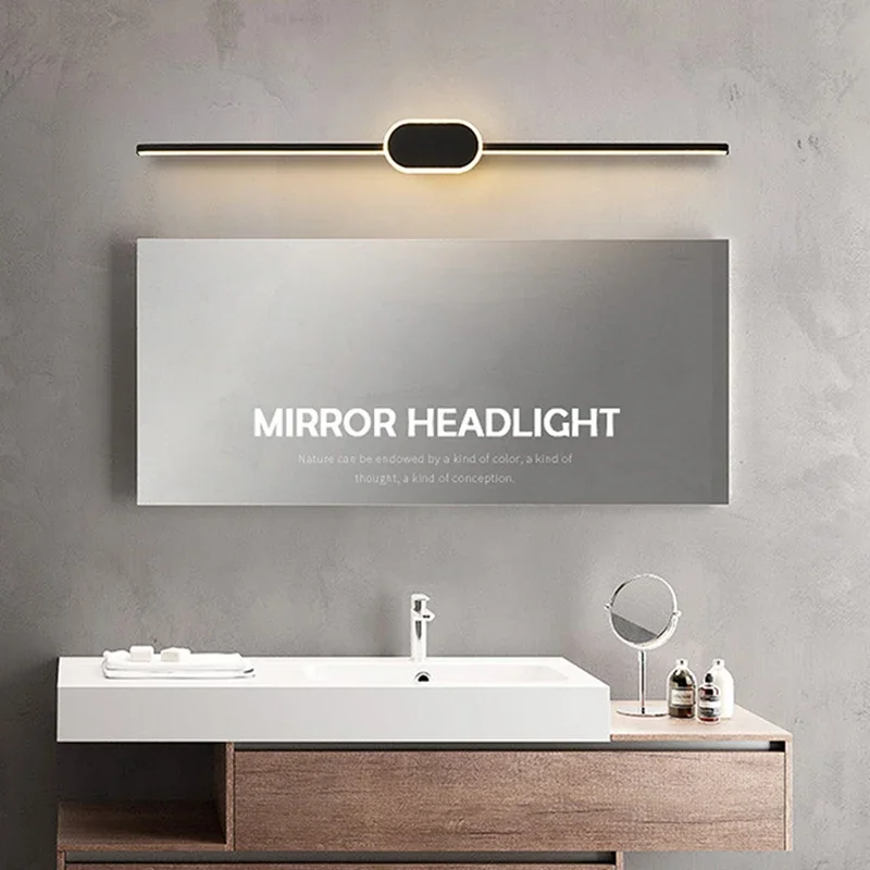 Modern Led Aluminum Wall Lamp Three Colors Sconce For Bedside Make Up light Bathroom Mirror Background Decor Lighting Fixture