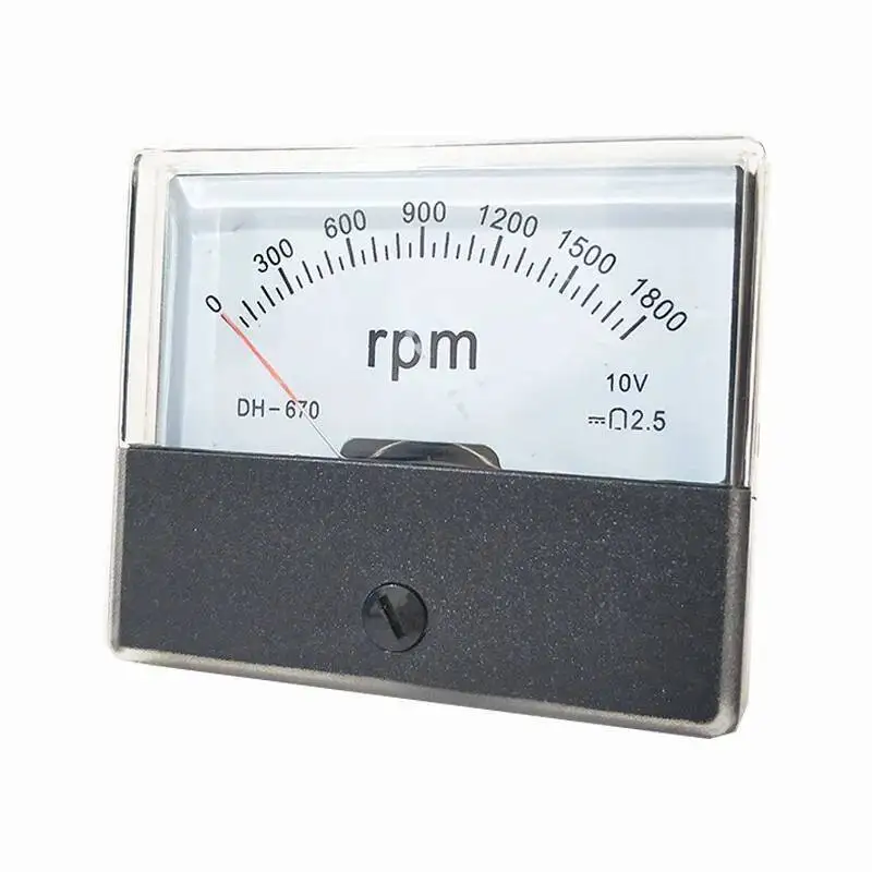 DH670 Speed Counter DC TachomeTer For Frequency Converter Inverter 3500 Rpm Dc10v DH-670 Panel Meter