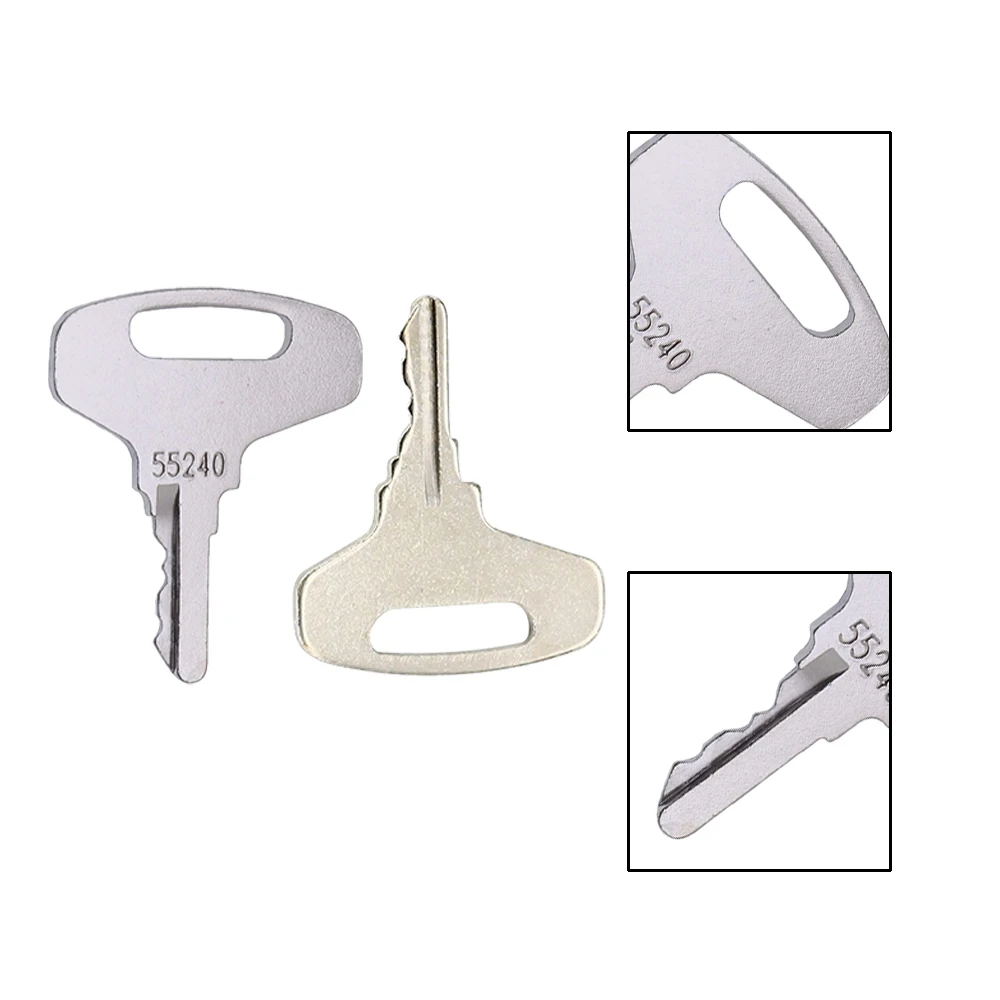 55240 66711-55140 Ignition Keys Replacement for Kubota B and GL Series Compact Tractor Model B5100 B6100 B6200D B7100 B7200