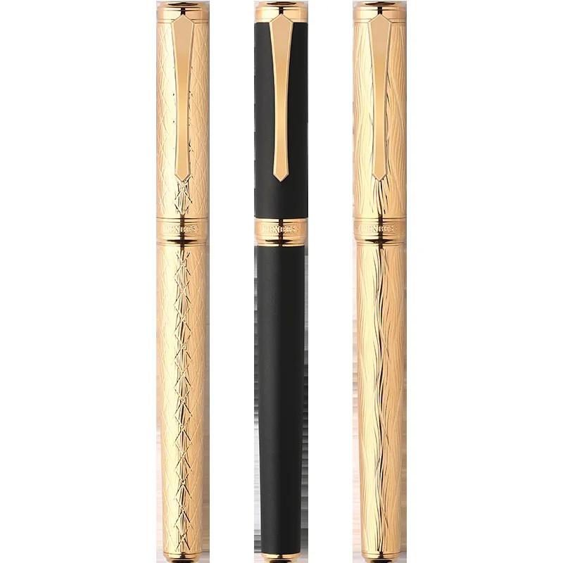 

Classic PENBBS 499 Fountain Pen All-copper Sandblast Coating Fine 0.5mm Ink Pen for Writing Bussiness Gift School Supplies