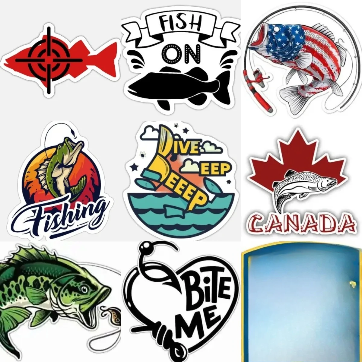 Perch Fishing Stickers Window Vinyl Laptop Wall Table Off-road Room Car Truck Motorcycle Box Decoration Decal Accessories