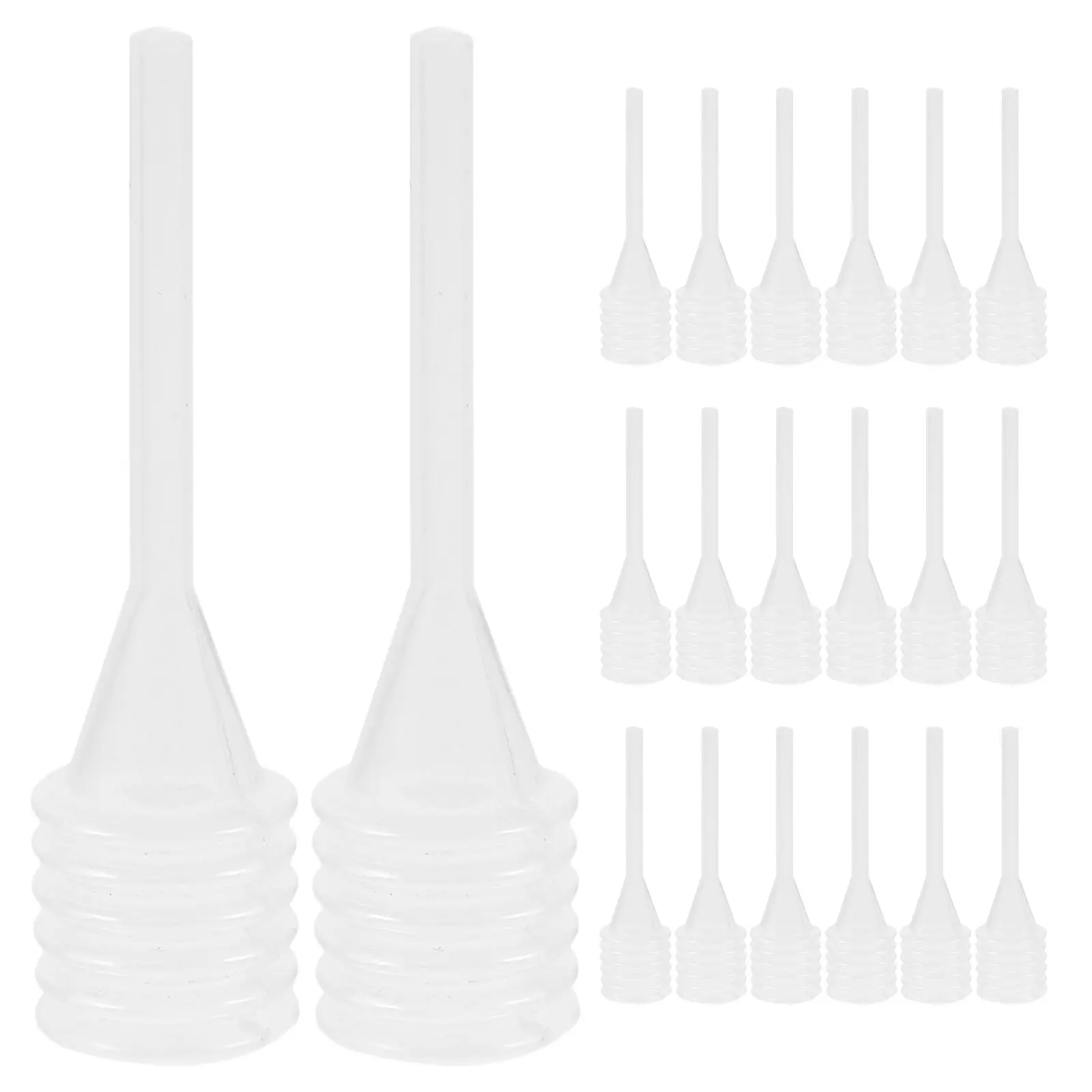 

20pcs Reusable Cigar Humidifier Droppers Plastic Flexible Spring Pipettes For Liquid Transfer Essential Oils Resin Crafts Labs