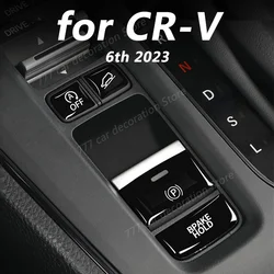 for Honda CRV CR-V 6th 2023 Car interior accessories steering wheel button patch decorative sequin protective patch