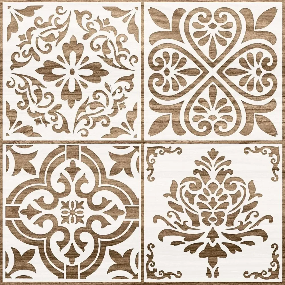 

Reusable tile template 12 x 12 inch wall template Tile pattern template Drawing template