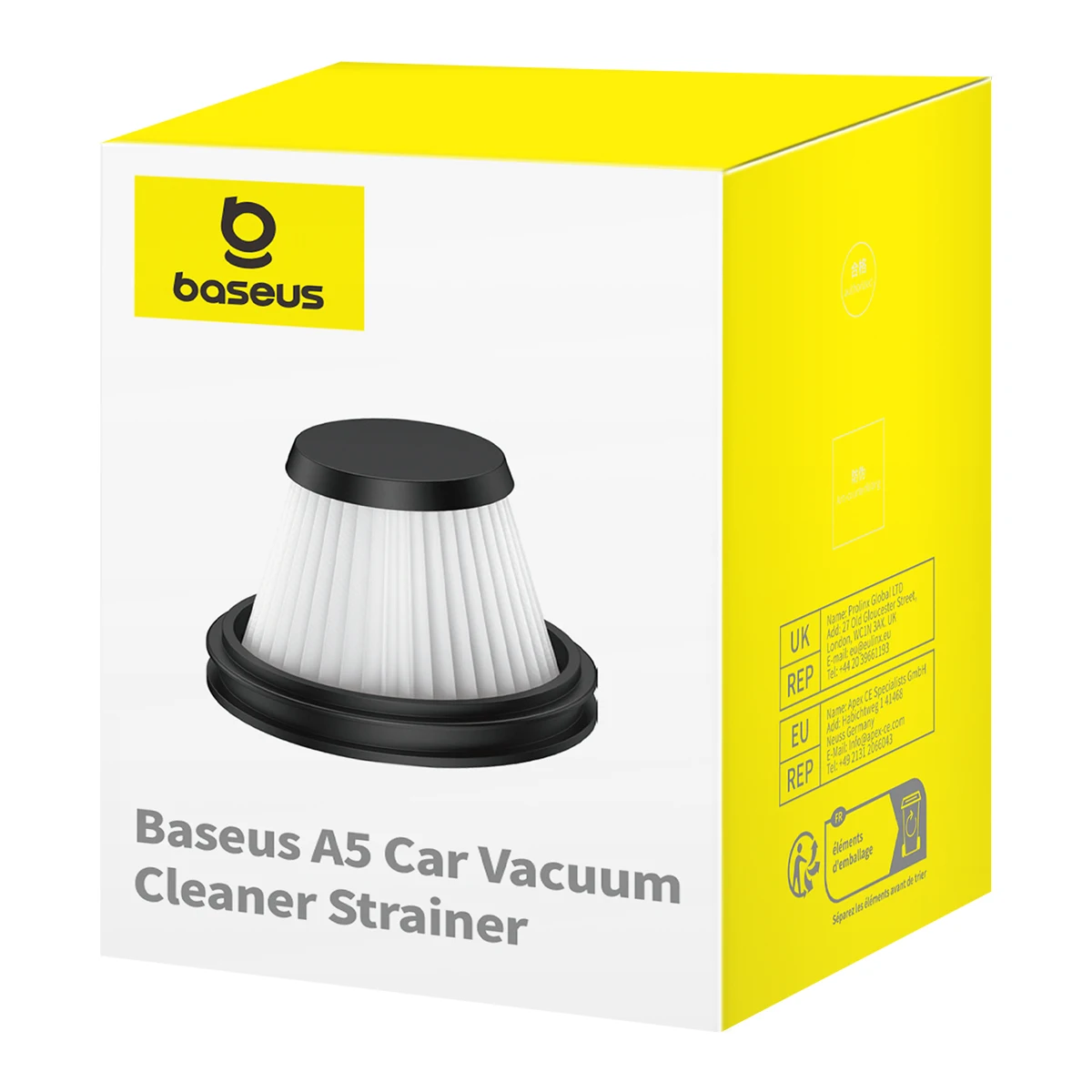 Baseus Car Vacuum Cleaner Filter for A5 A5air Cyclone Technology