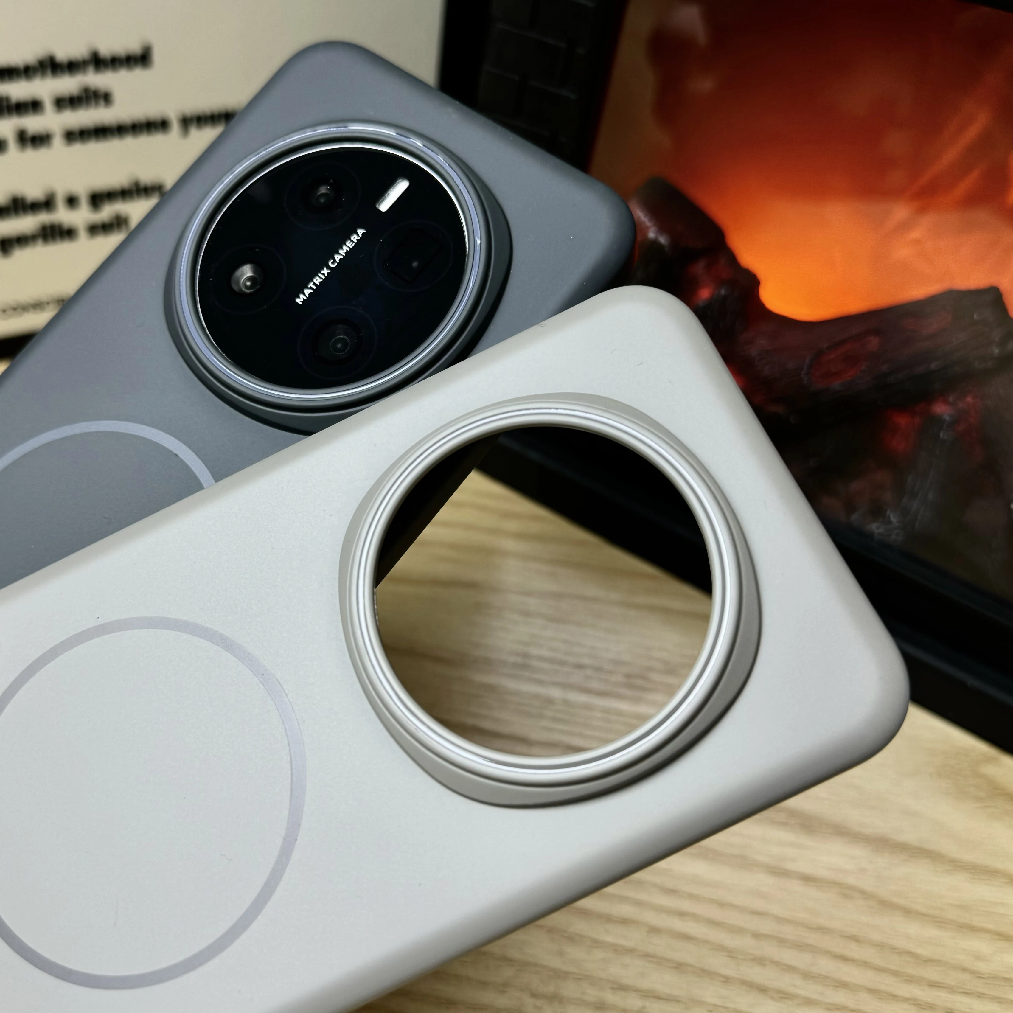 حافظة أصلية لهاتف Magsafe صلبة مغناطيسية ملونة لهاتف هواوي هونور 400 ماجيك 7 لايت شحن لاسلكي غطاء رفيع للغاية غير لامع #3