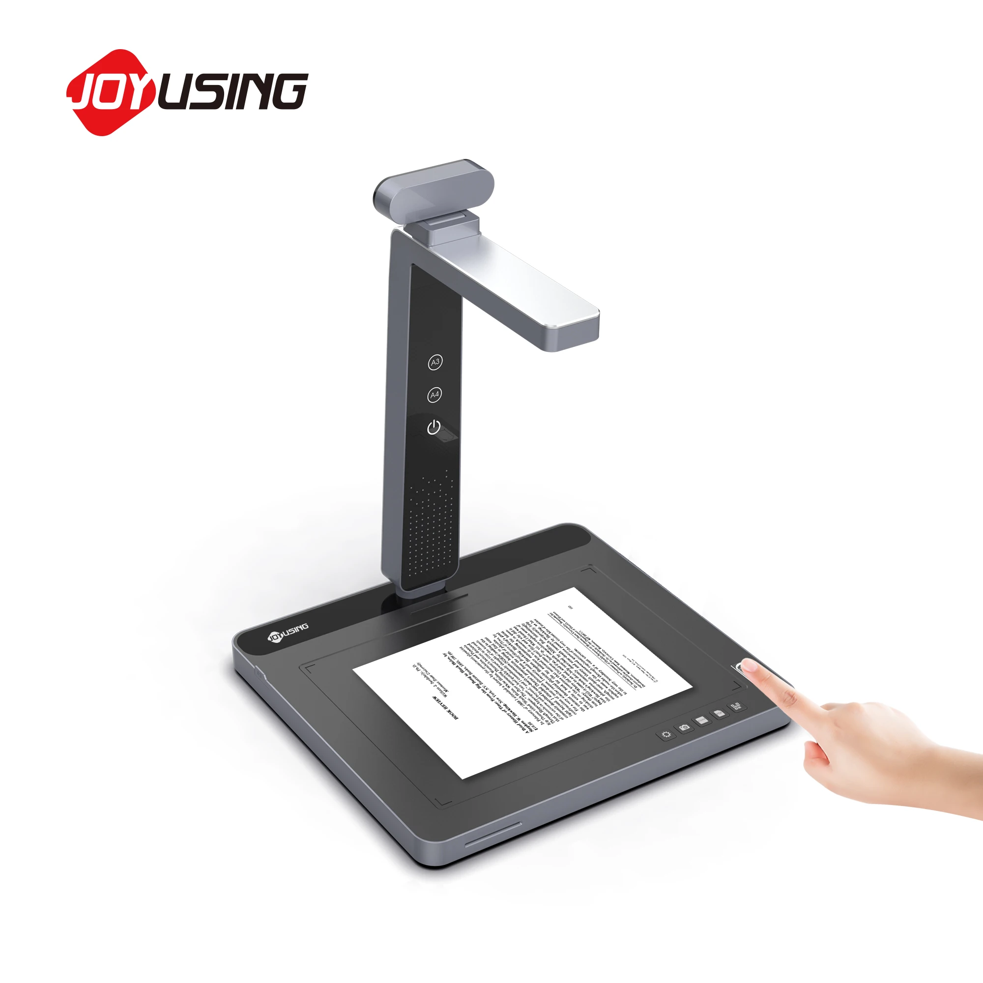 Portable Flatbed Scanner with Face Camera Document Camera A4 OCR USB Interface Stock Passport Scanner ID Card Scanner