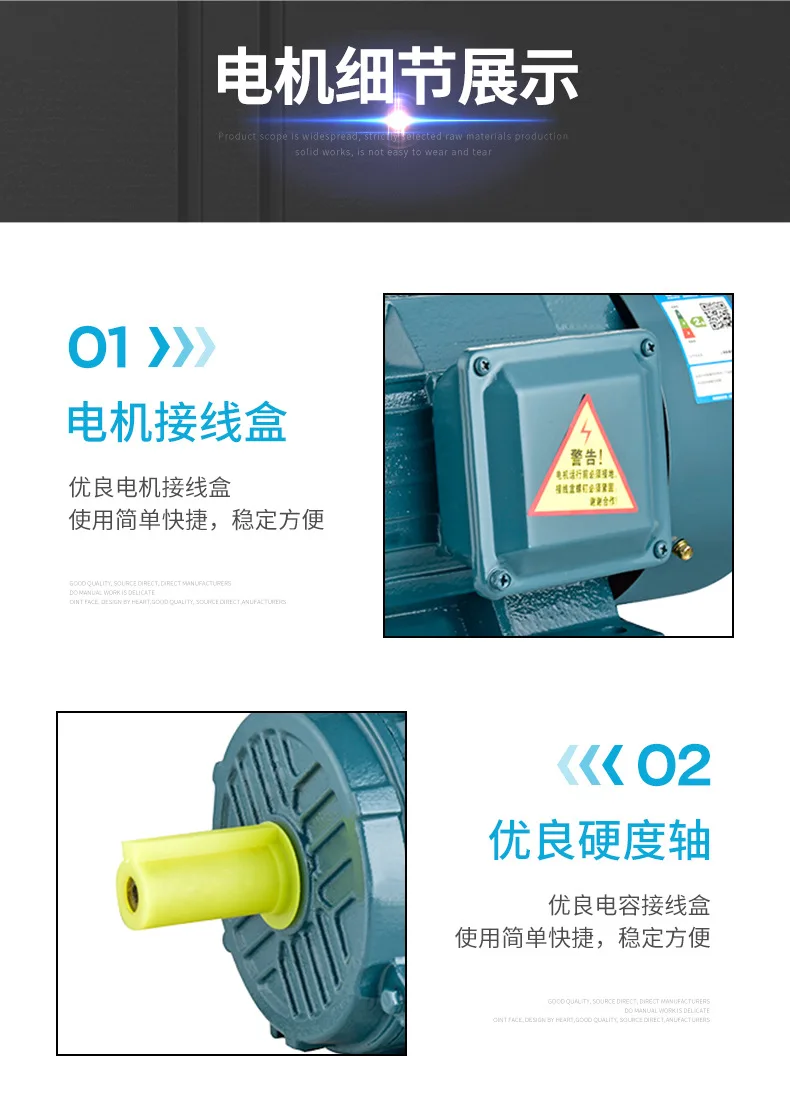 Moteur asynchrone triphasé YE3, 6 pôles, 220 kW, 250kw, 280kw, AC