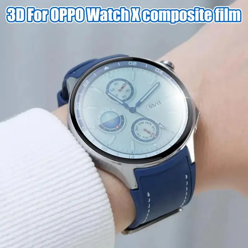 Smartwatch Clear Screen Protector Soft Anti Fingerprint Clear Tempered Glass Screen Protector Protective Film for Smartwatches