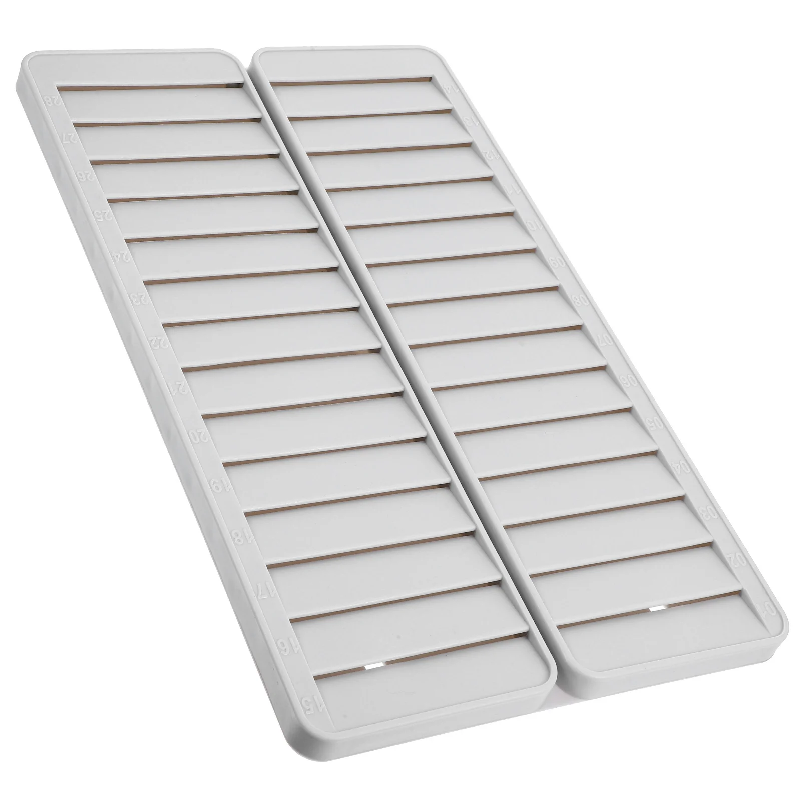 

Card Holder Storage Rack Wall-mounted Attendance Cards Plastic Multi-grid Warehouse Material