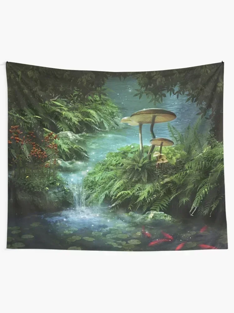 

Enchanted Pond Tapestry Hanging Wall Room Decorations Cute Room Things Tapestry