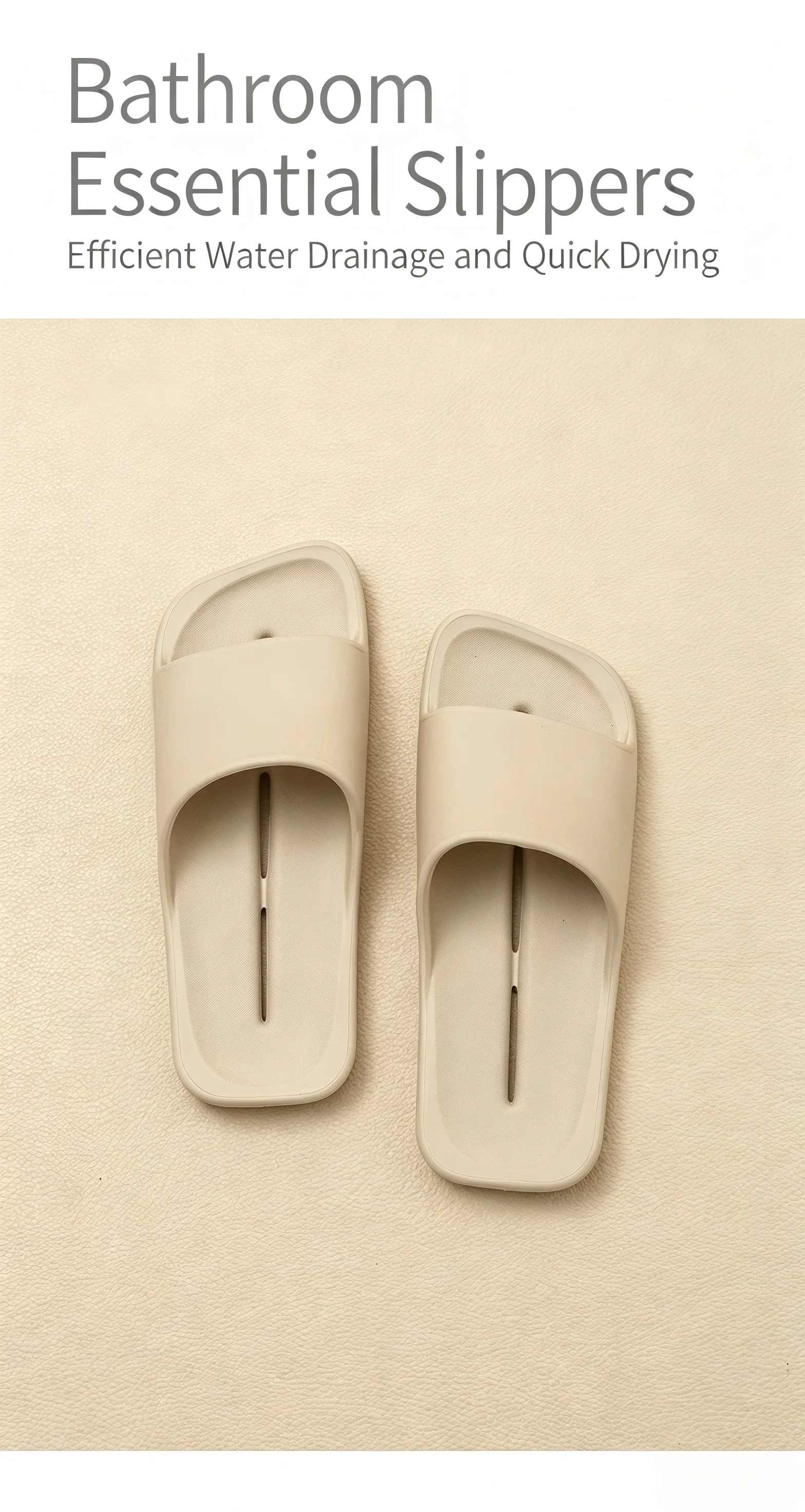 ZUOFU Unisex Schnelltrocknende EVA-Slipper für Frühling und Sommer, Rutschfest, Weich, Leicht, für Innen- und Außenbereich, Badezimmer und Zuhause – Detail 8